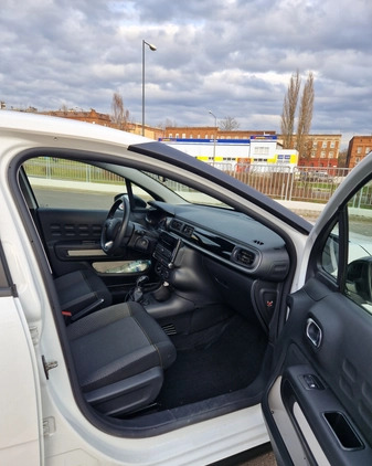 Citroen C3 cena 39999 przebieg: 80800, rok produkcji 2020 z Zabrze małe 79